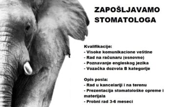 Zapošljavamo stomatologa